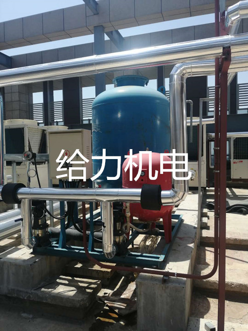 南京客戶預定的定壓補水裝置機組調試成功！